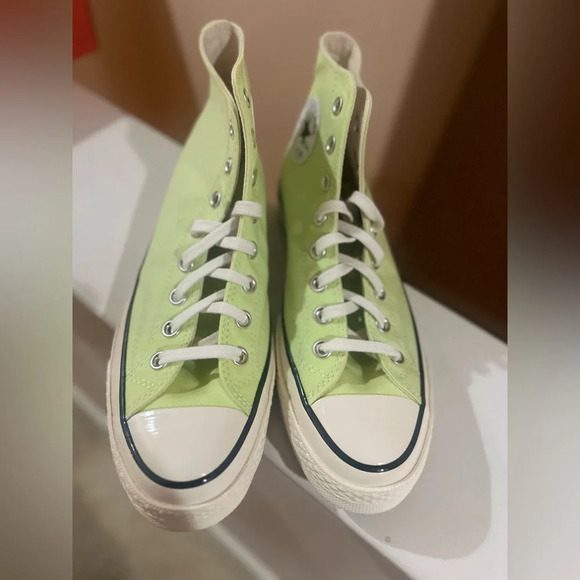 Converse Chuck Taylor All Star 70‎ High Top Sneaker Citron W10 M8 NIB. - Picture 8 of 12
